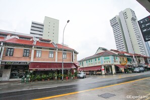 Blick von der Unterkunft