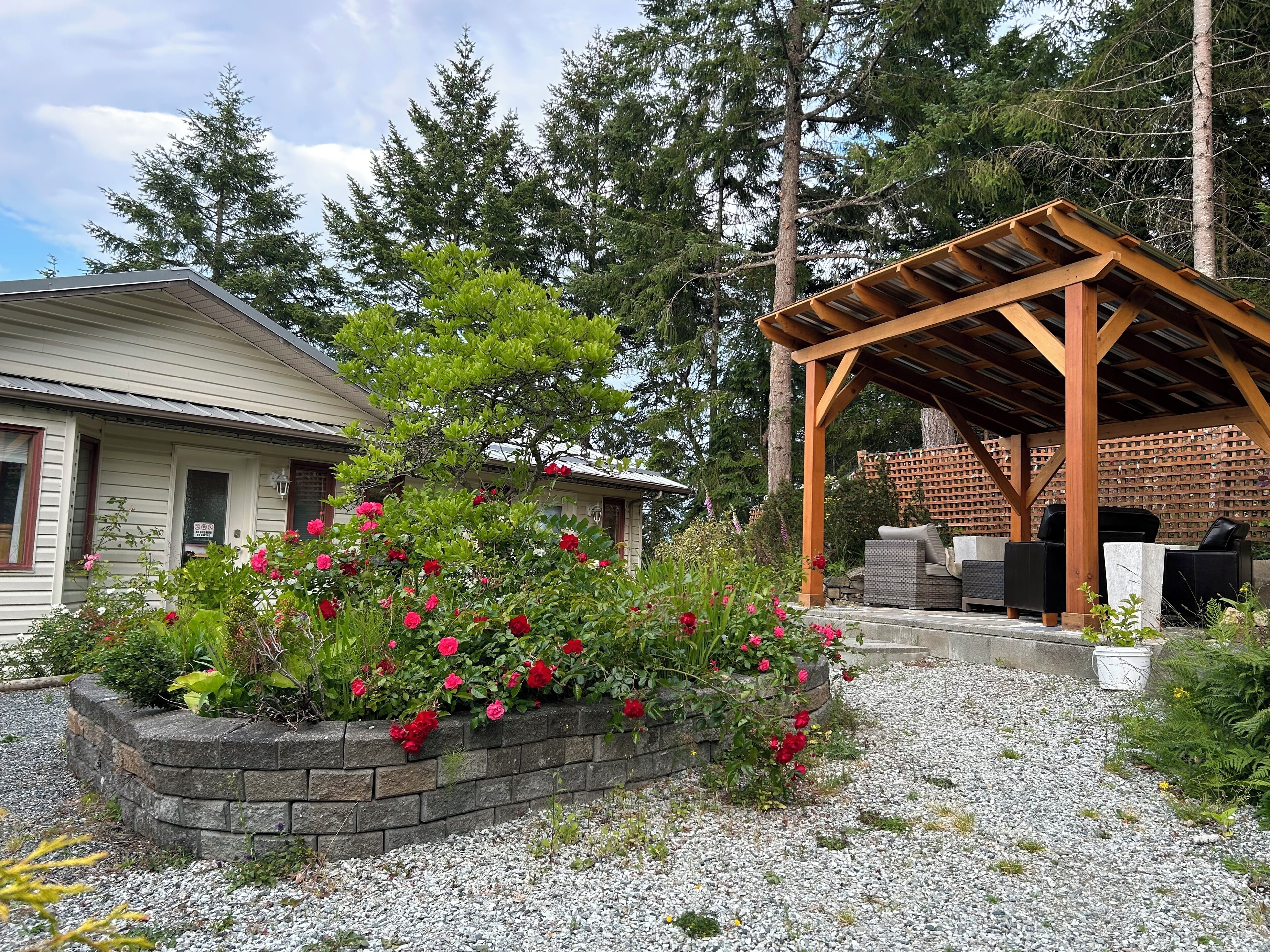 Fachada de la propiedad