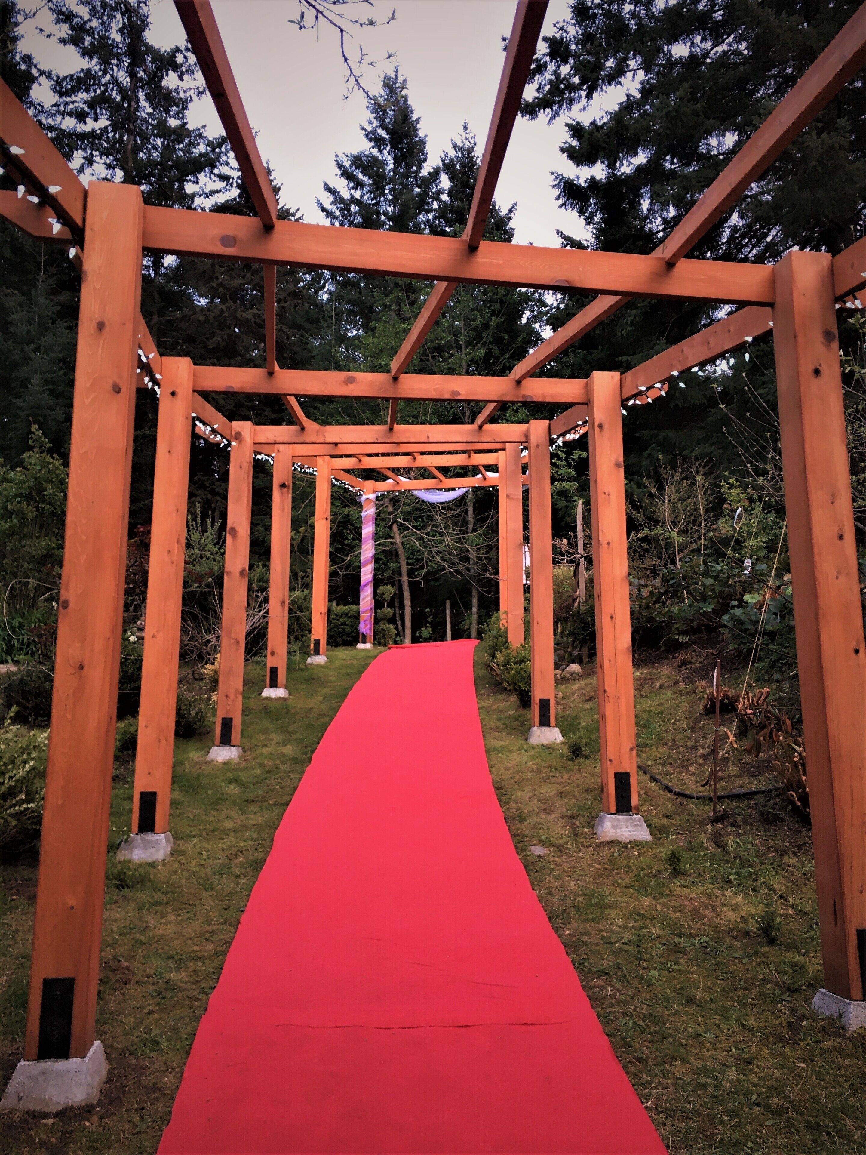 屋外結婚式場