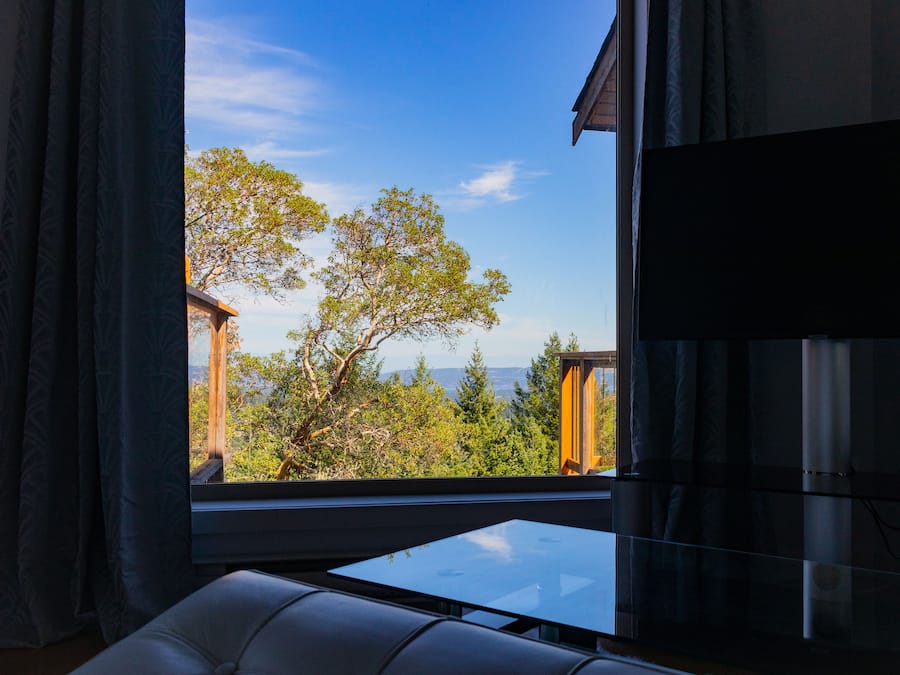 Suíte superluxo, 1 cama Queen, vista para o oceano, de frente para o mar | 1 quarto, roupas de cama de algodão egípcio, roupas de cama premium