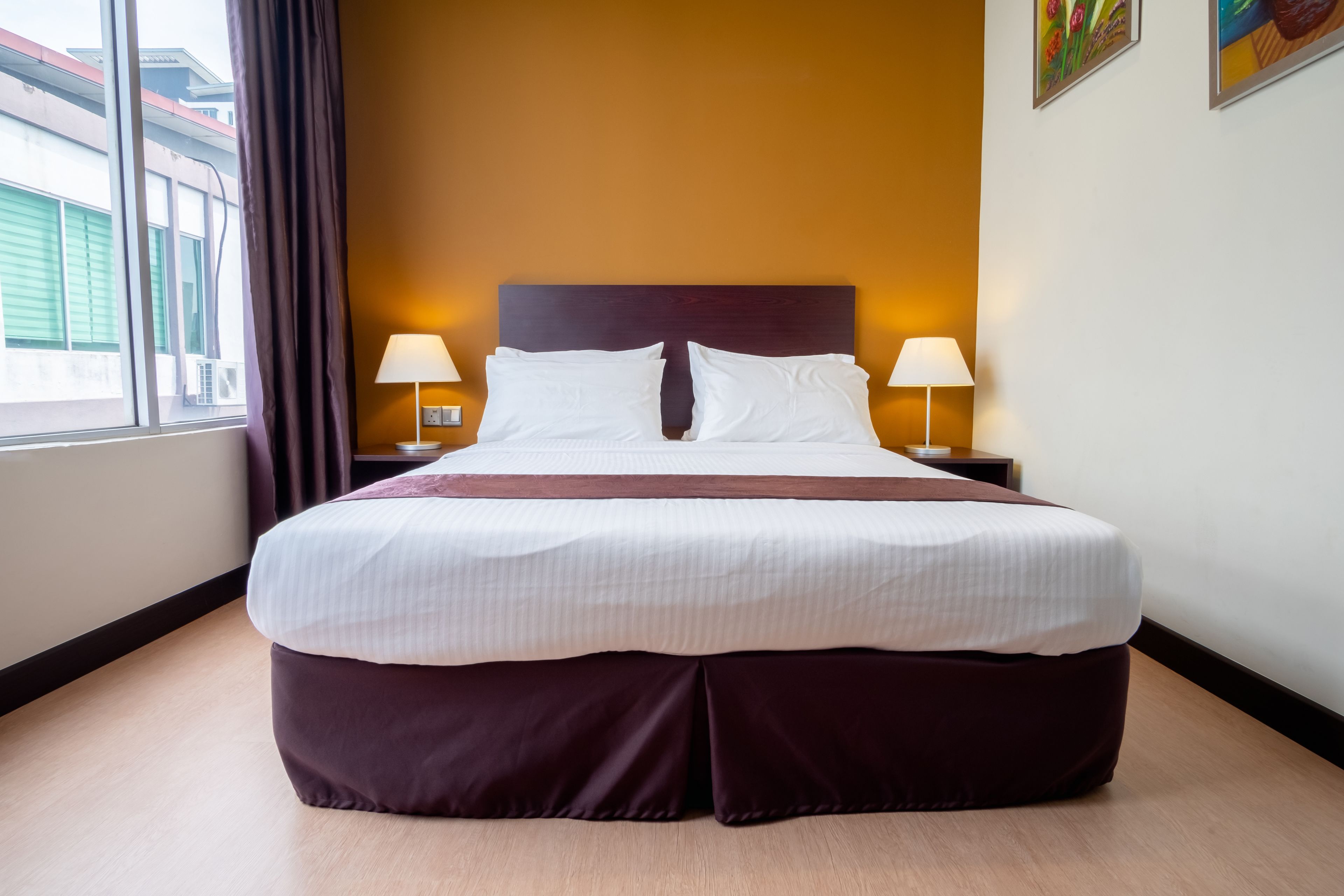 Desk, iron/ironing board, free WiFi, bed sheets