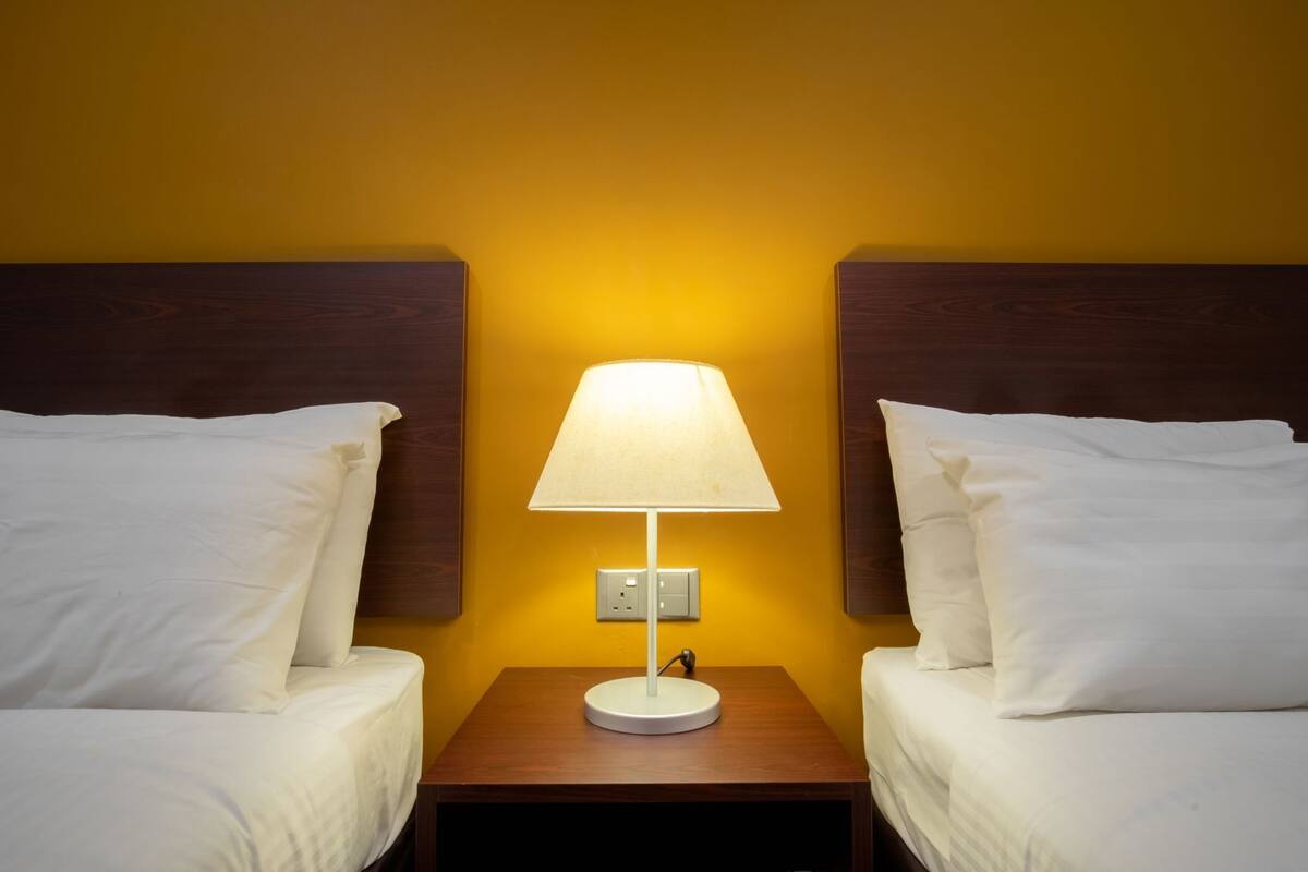 Desk, iron/ironing board, free WiFi, bed sheets