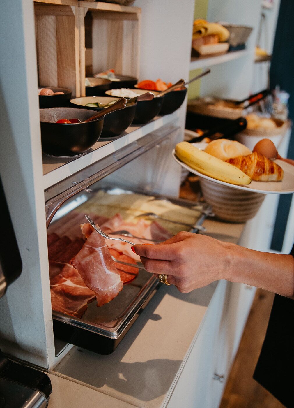 daily buffet breakfast (eur 12.50 per person)