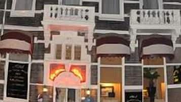 Front of property – evening/night