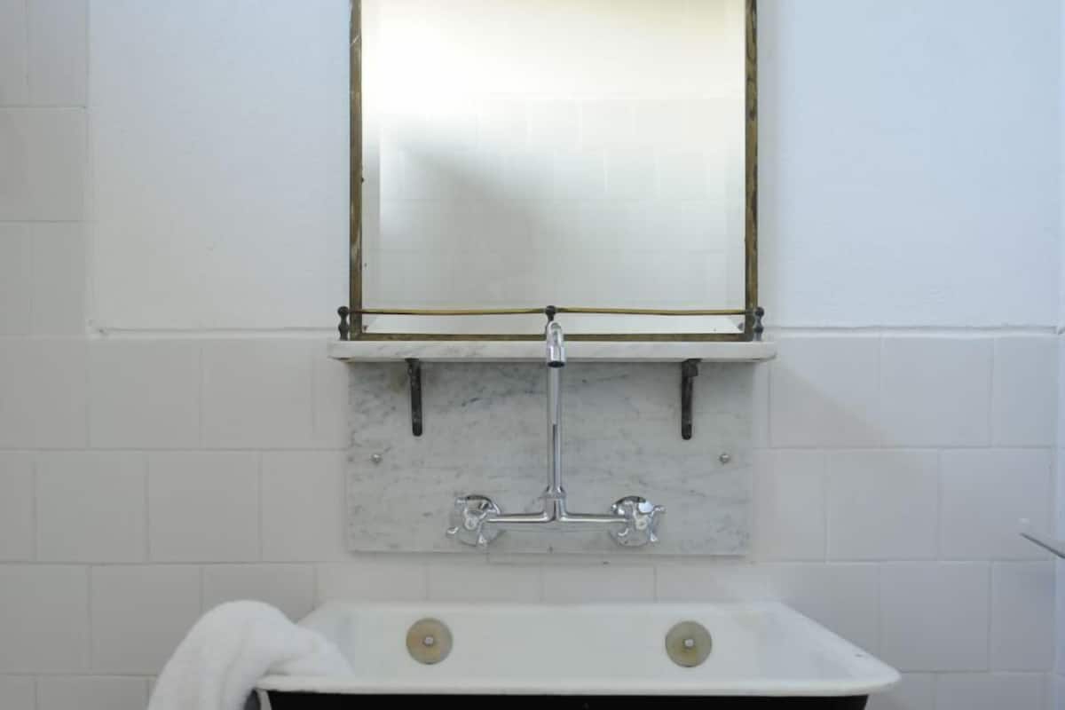 combined shower/bathtub, free toiletries, hair dryer, dressing gowns