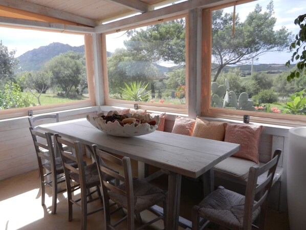 Majoituspaikan sisäänkäynti