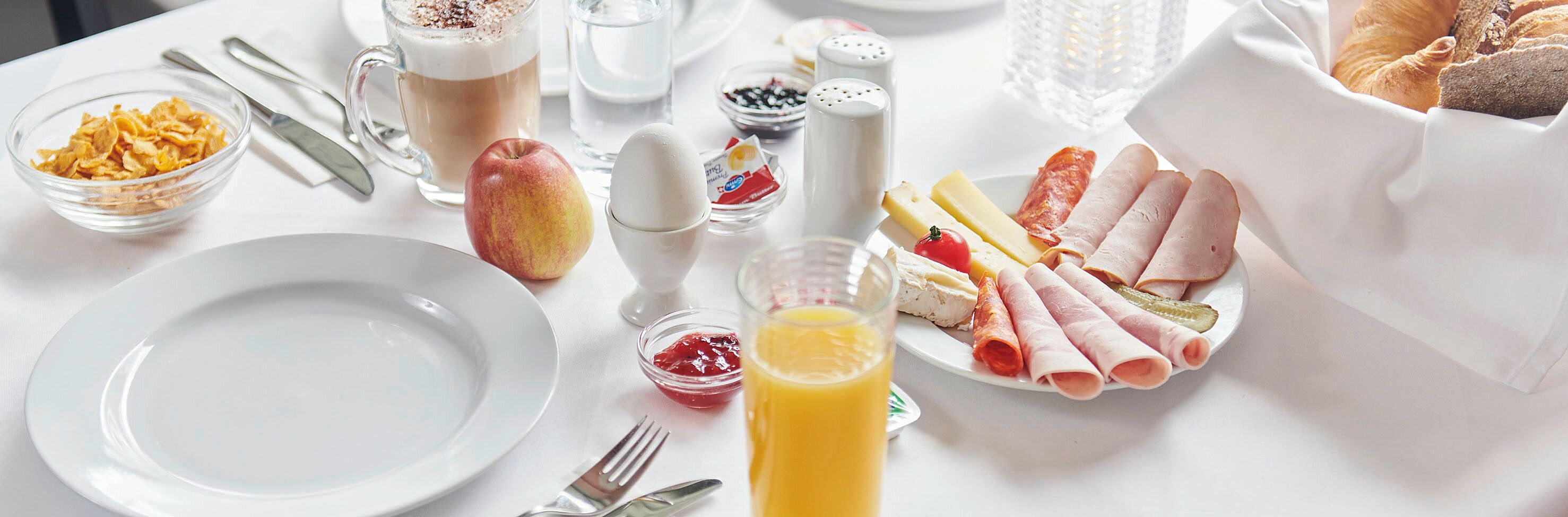 daily buffet breakfast (chf 22 per person)