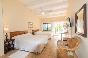 Queen Room with Two Queen Beds, Beachfront  | In-room safe, desk, iron/ironing board, free WiFi - Osprey Beach Hotel (Cockburn Town)