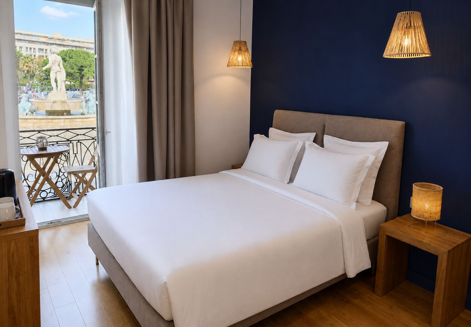 Junior Suite Massena with balcony | Soundproofing, iron/ironing board, free WiFi, bed sheets