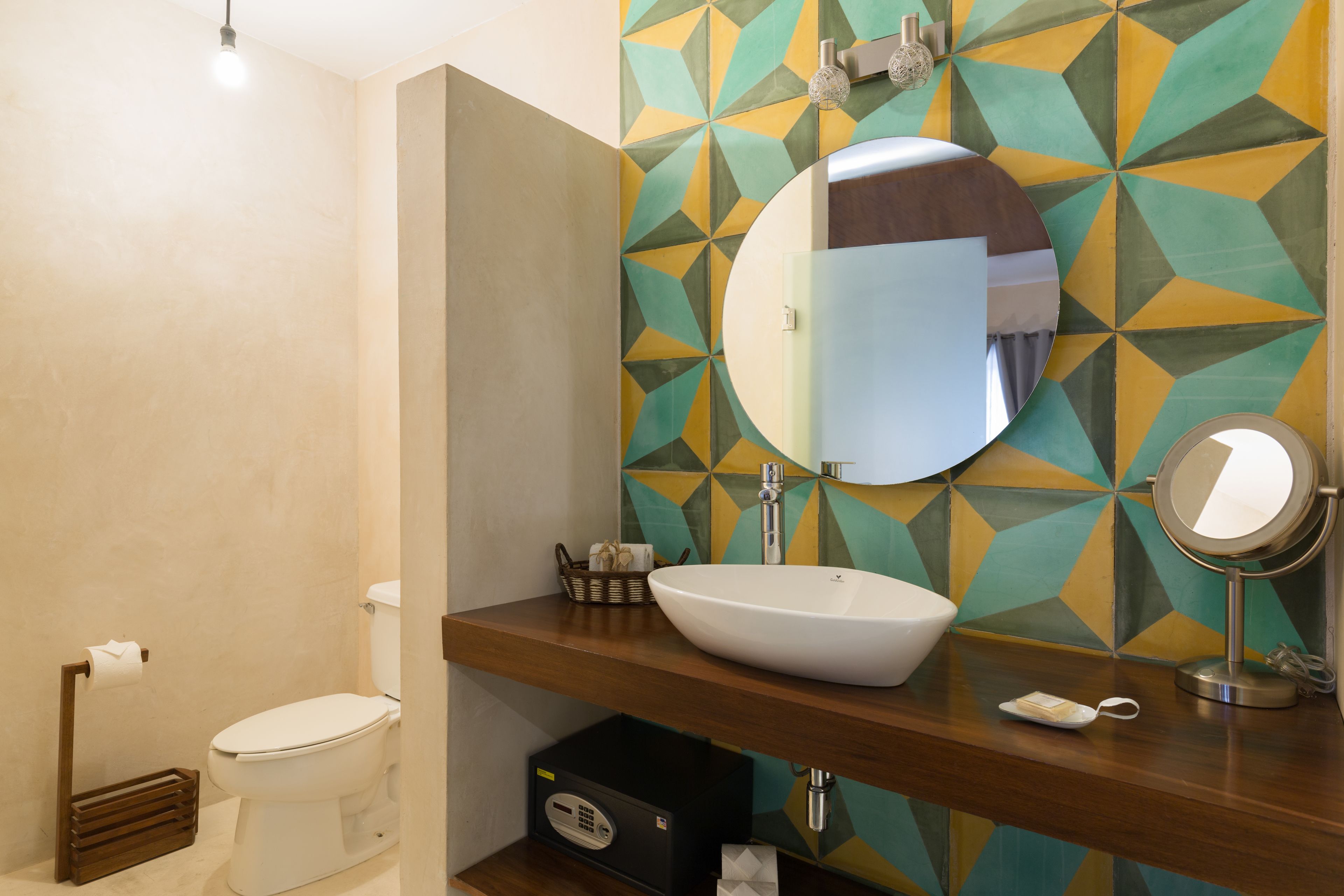 luxury room | bathroom | shower, eco-friendly toiletries, towels, soap