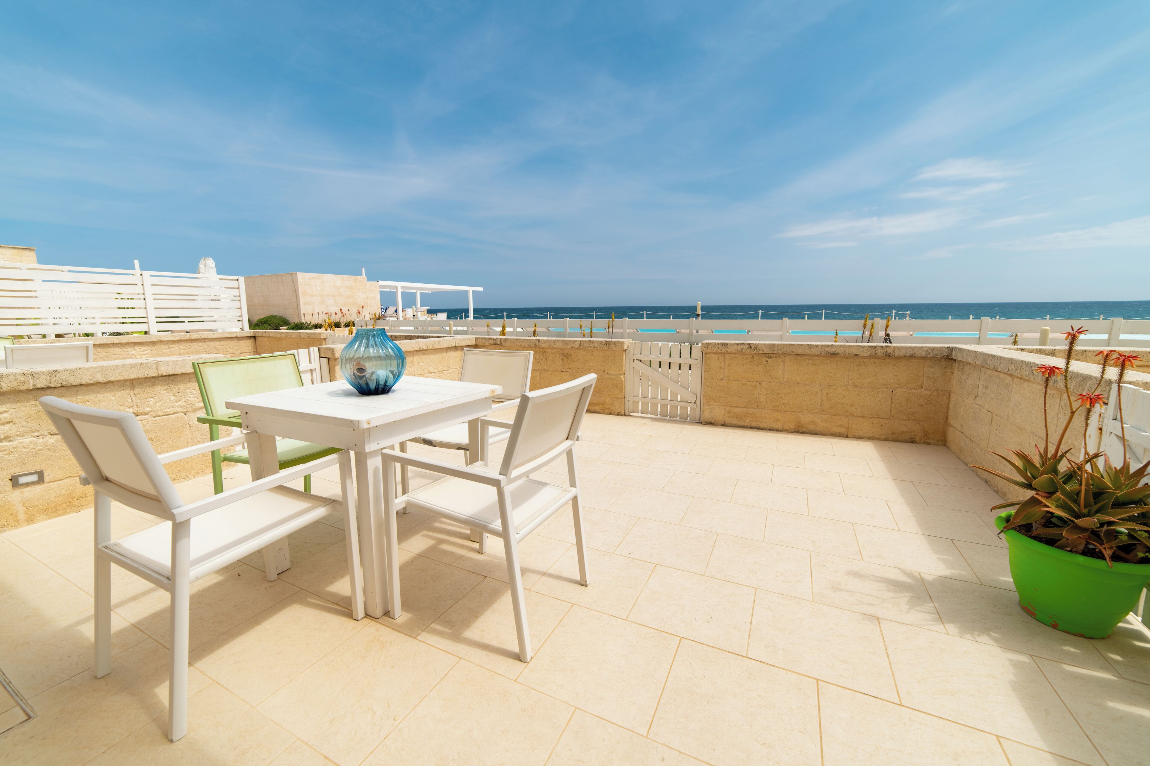 Double or Twin Room, Pool View | Terrace/patio