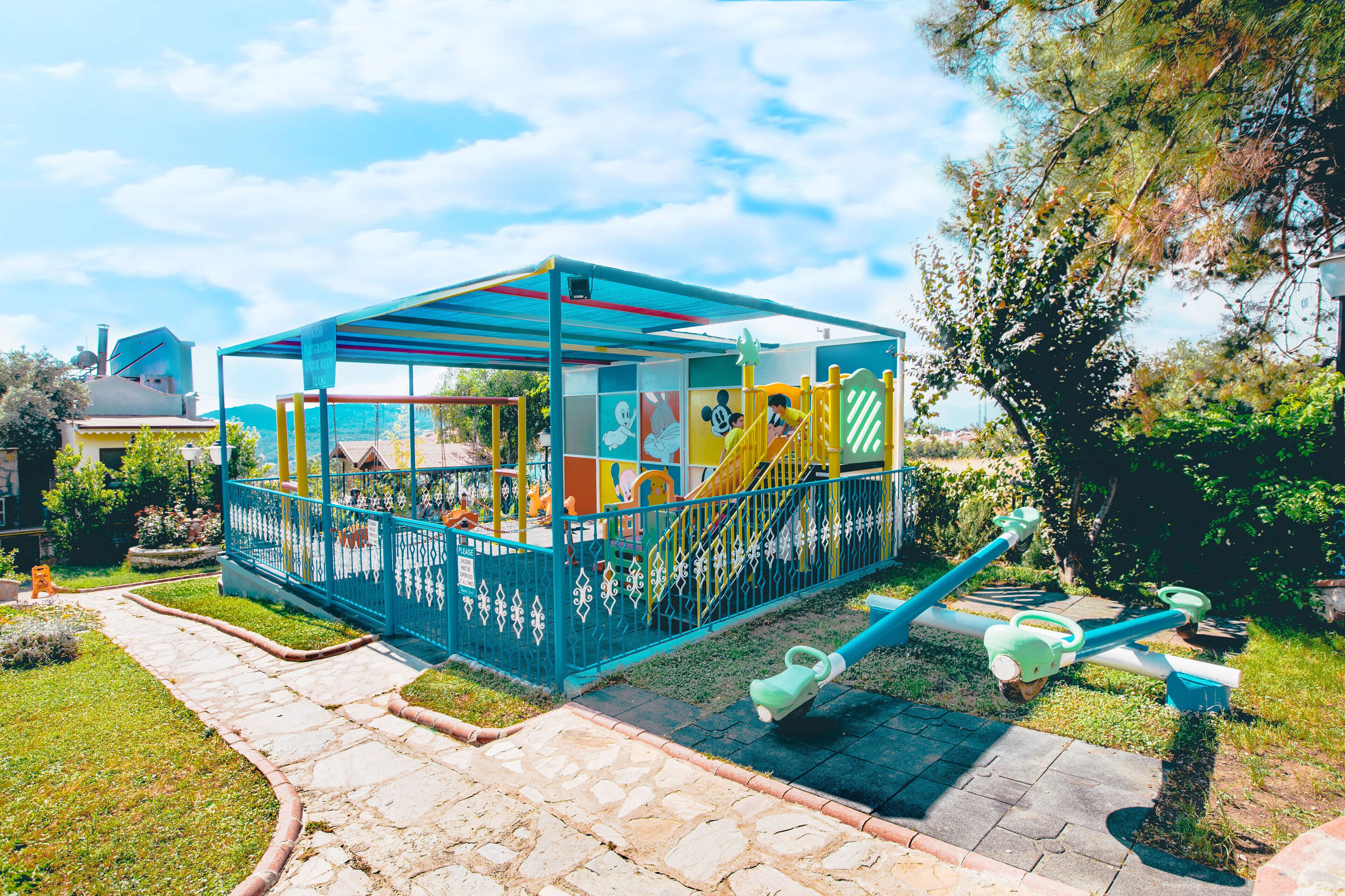 Utendørs lekeområde for barn