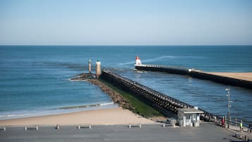 Vlak bij het strand