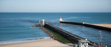 Vlak bij het strand