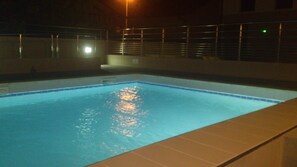 Indoor pool, seasonal outdoor pool