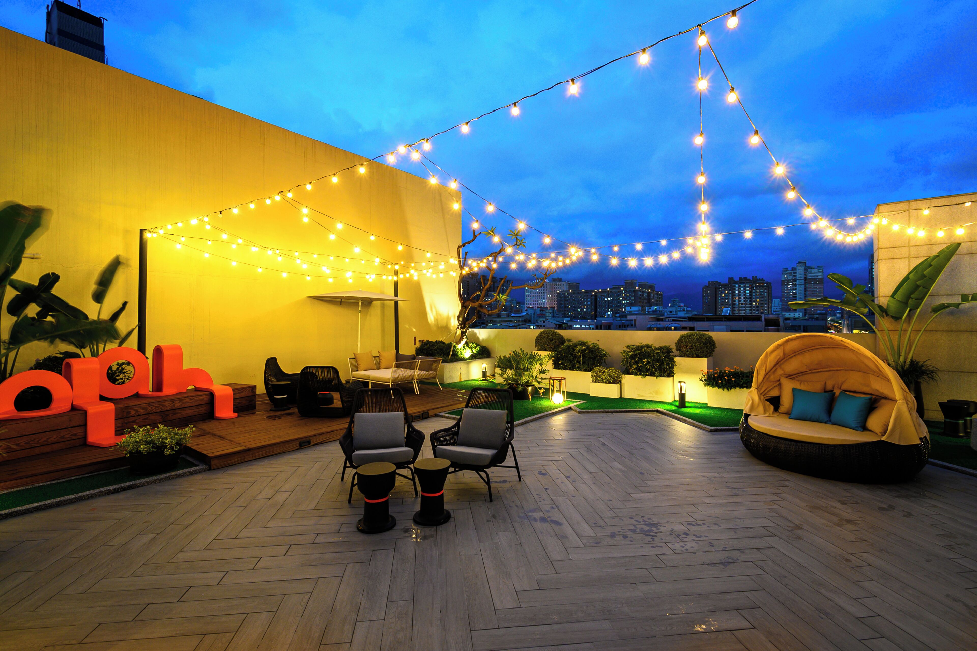 Rooftop terrace
