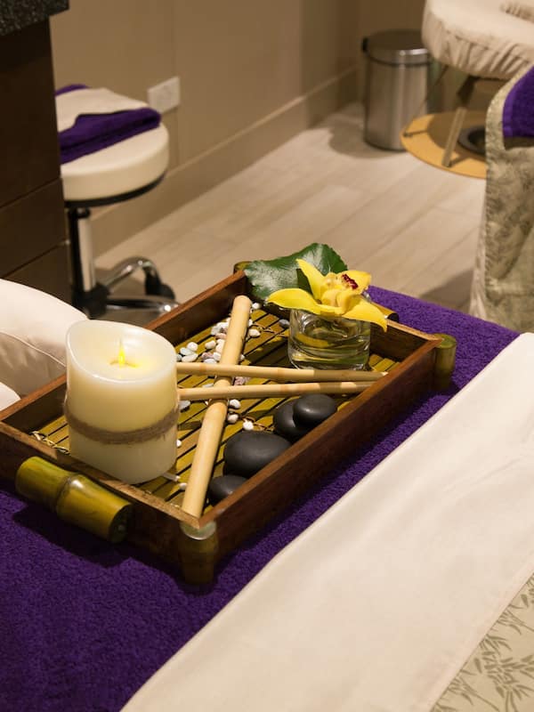 Body treatments, body scrubs, facials, manicures and pedicures