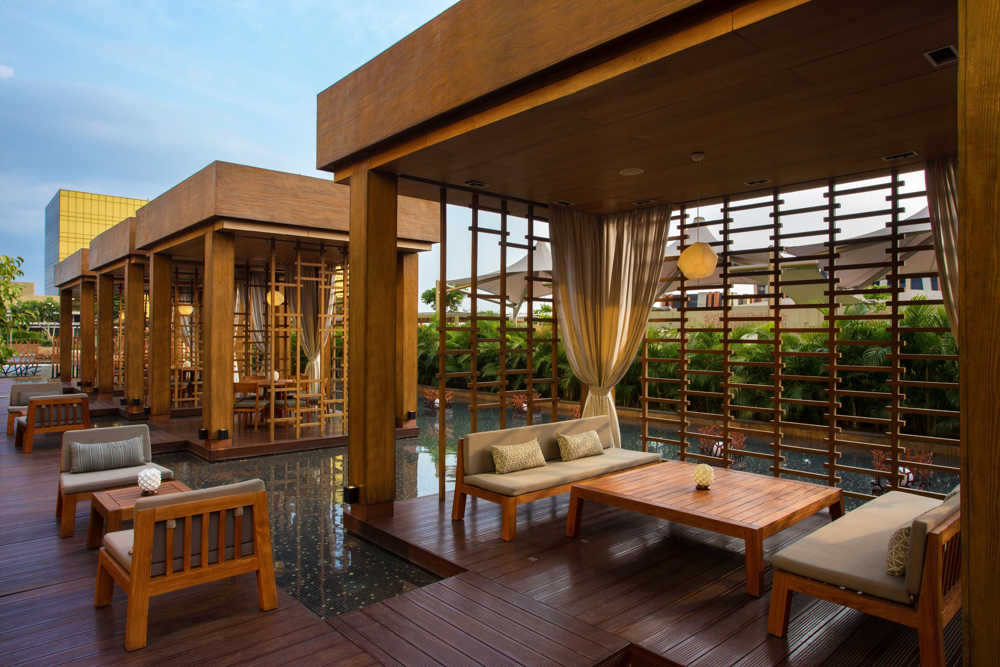 6 restaurants, serveren ontbijt, diner, Japanse gerechten