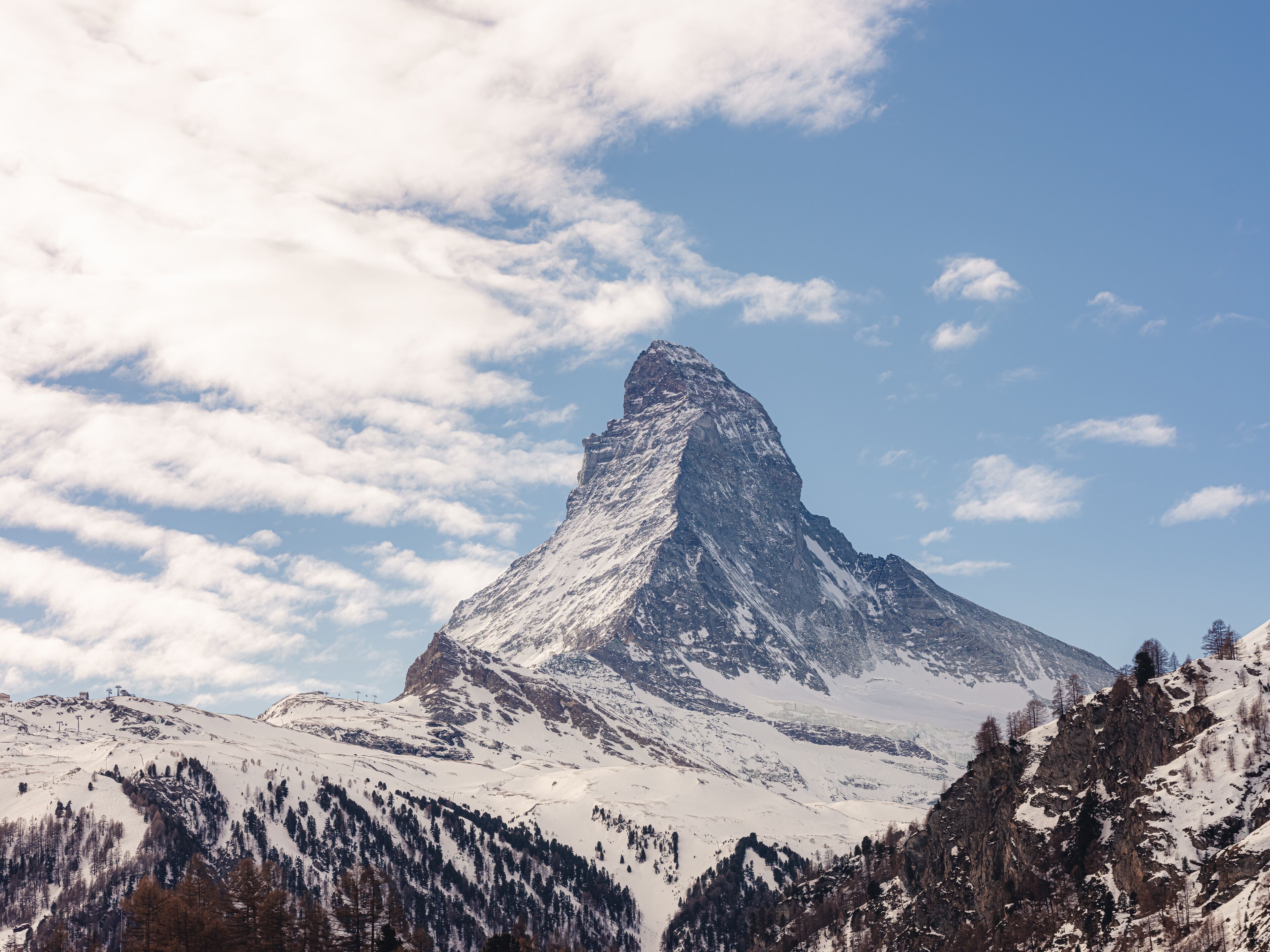 double room, balcony, mountain view (matterhorn view) | view from room