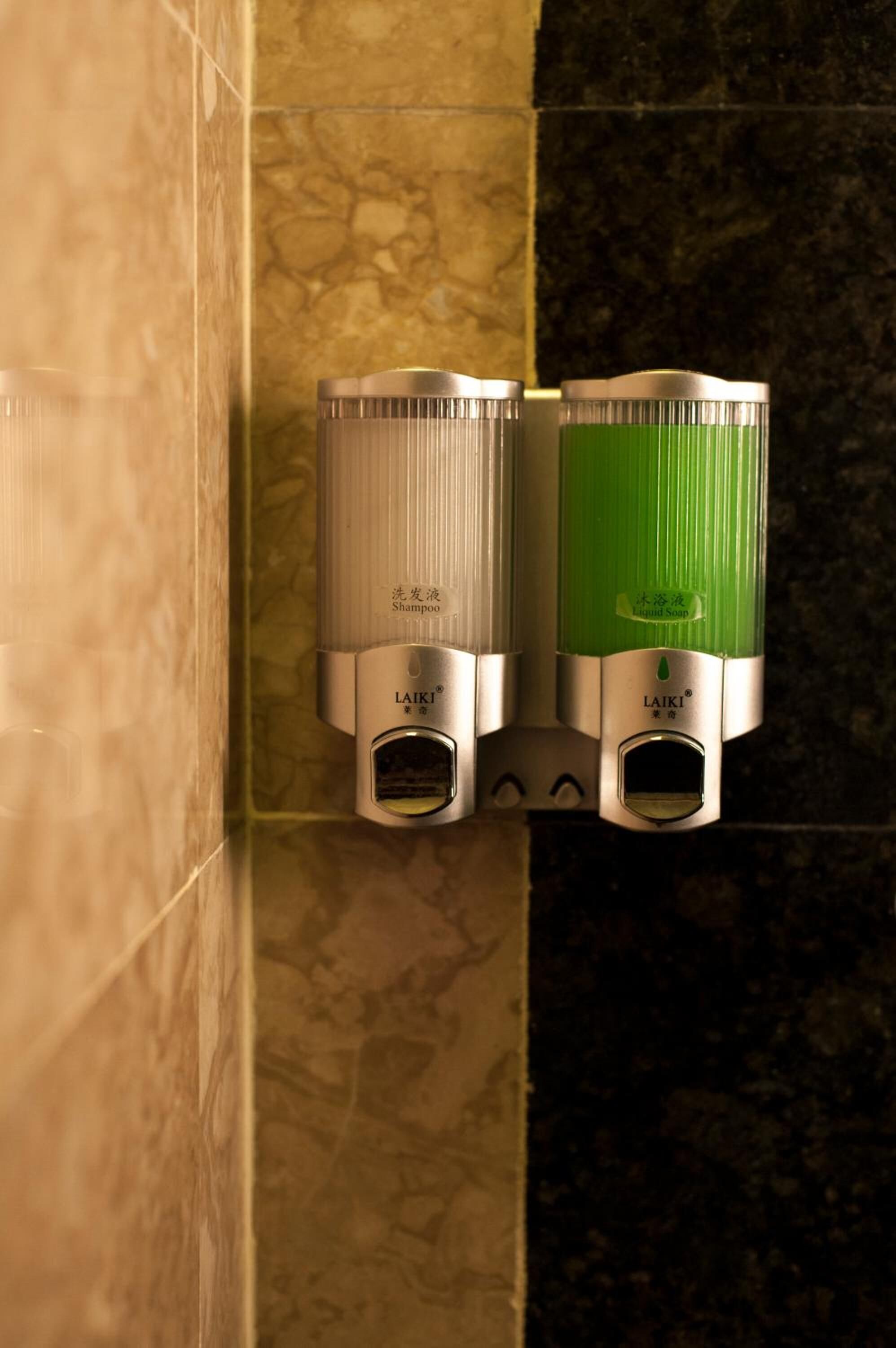 shower, free toiletries, hair dryer, slippers