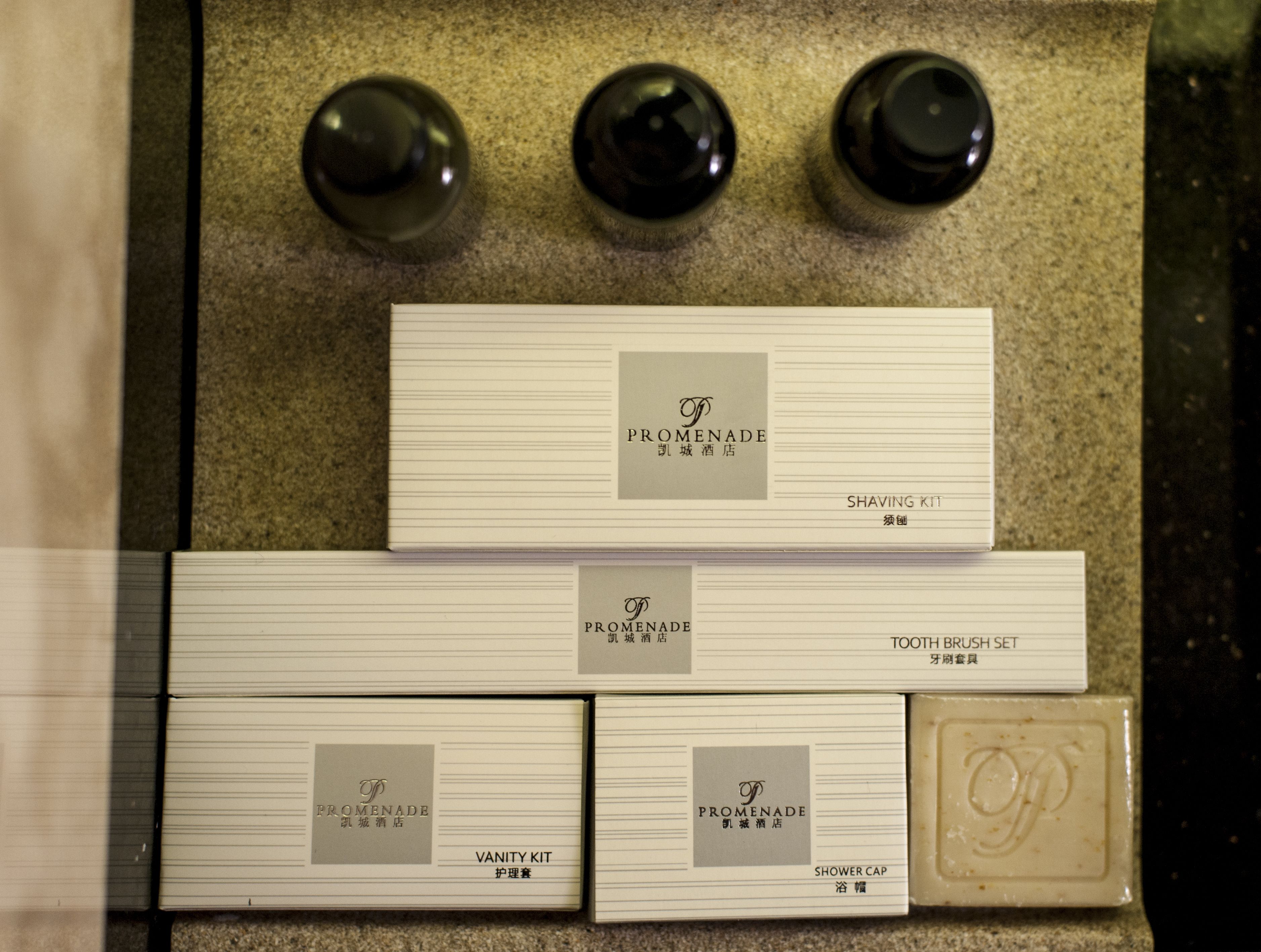 shower, free toiletries, hair dryer, slippers