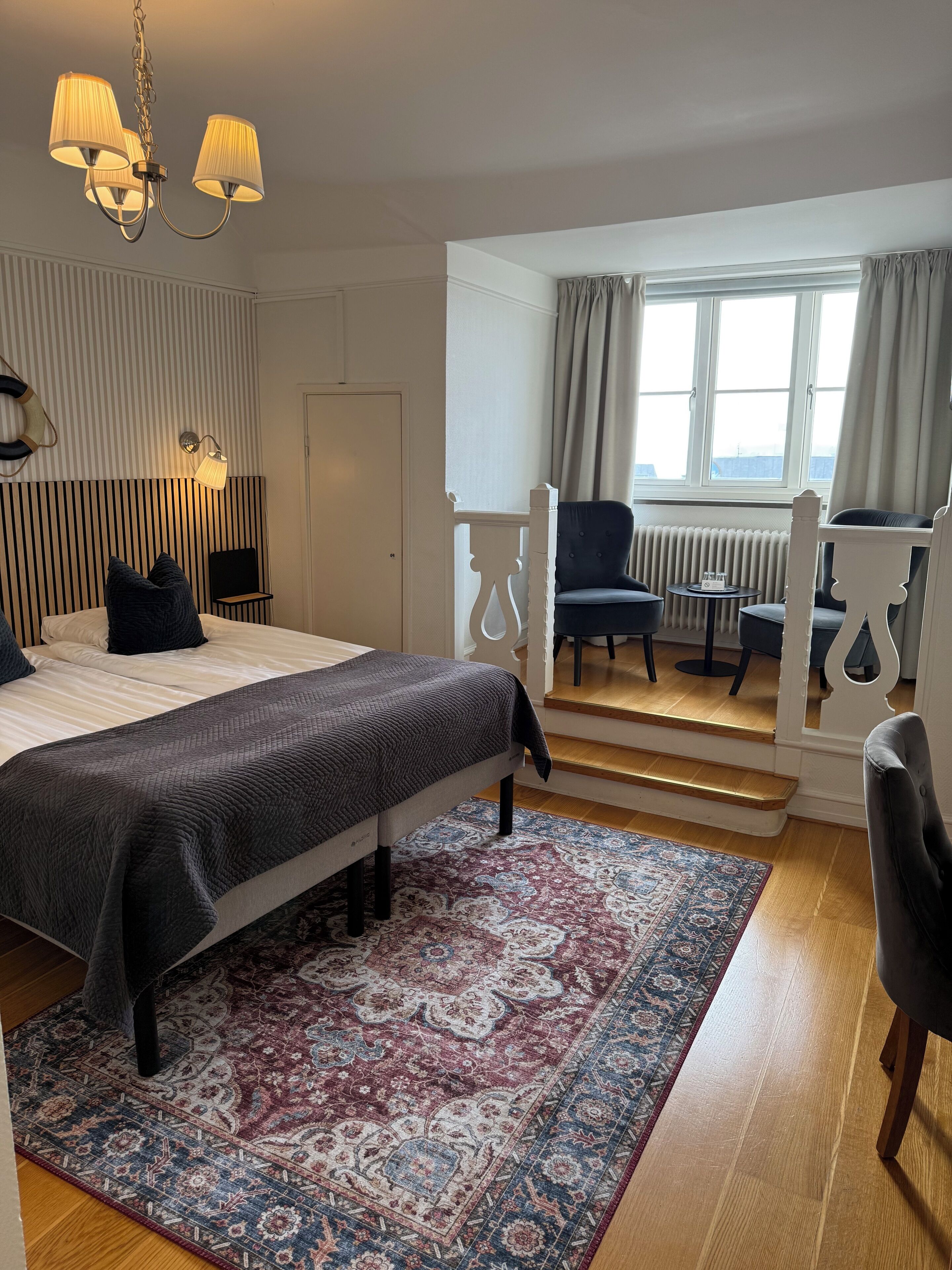 Dobbeltrom – superior | Skrivebord, blendingsgardiner, strykejern/-brett og wi-fi (inkludert)