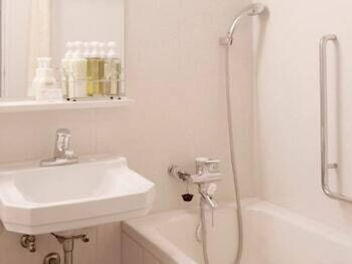 Bathroom | Shower, free toiletries, hair dryer, slippers
