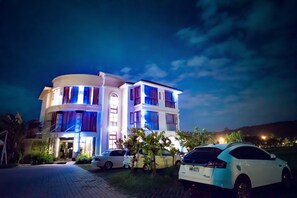 Front of property – evening/night