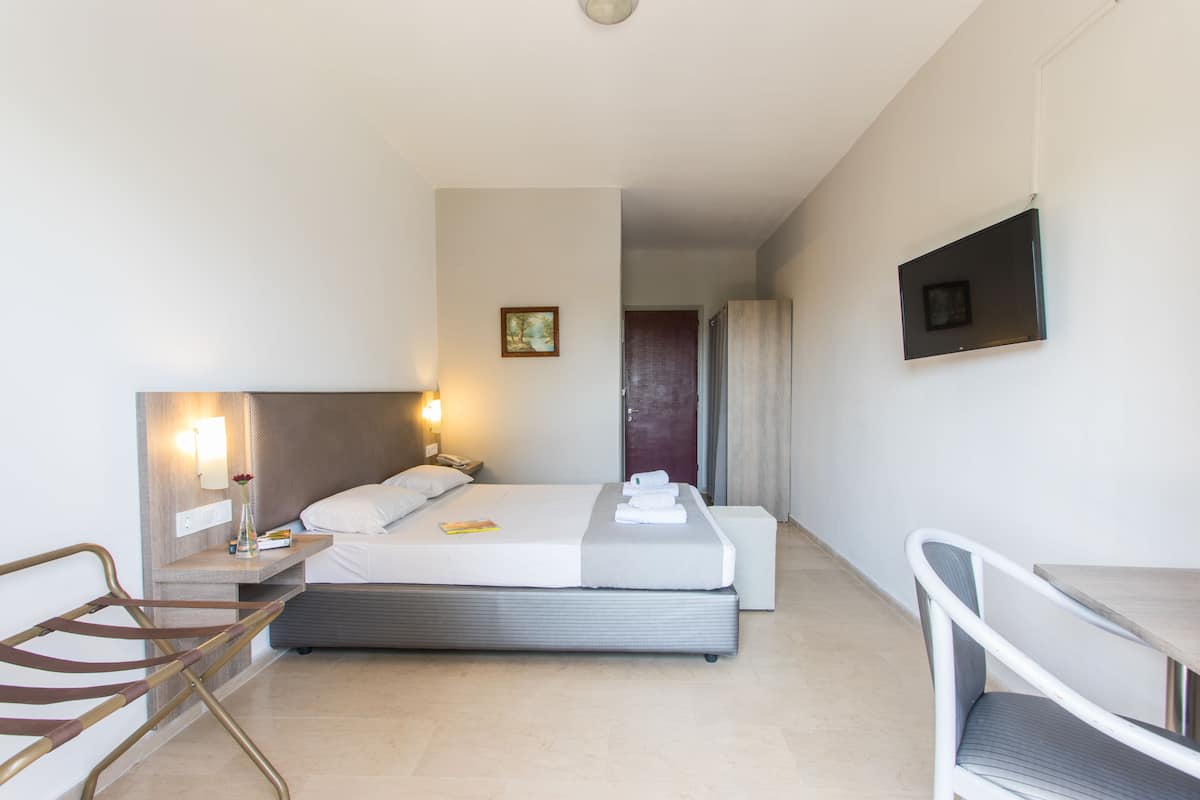 Habitación doble, balcón | Caja fuerte, escritorio, cortinas opacas y sistema de insonorización