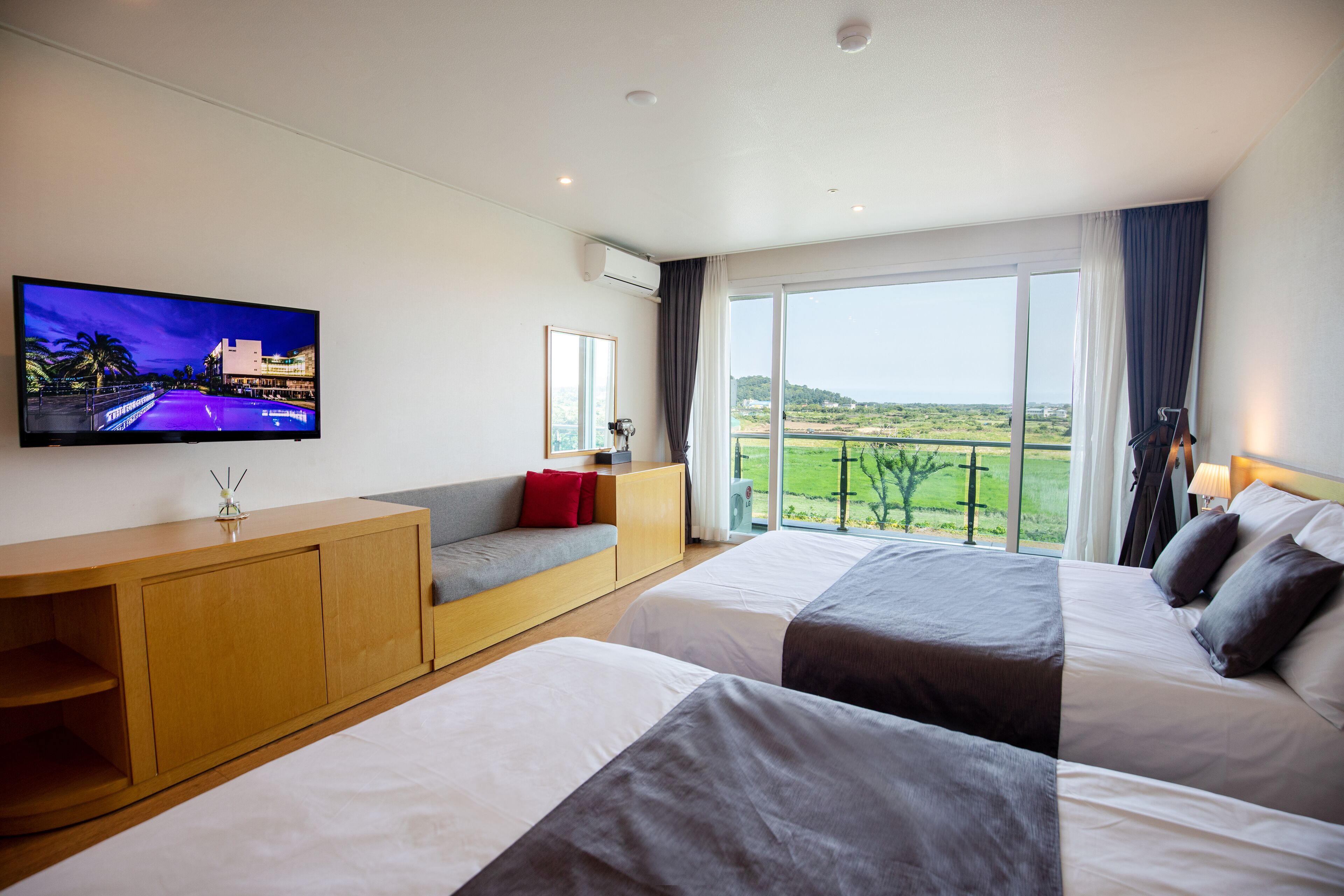 superior twin room, garden view | 1 bedroom, blackout curtains, free wifi