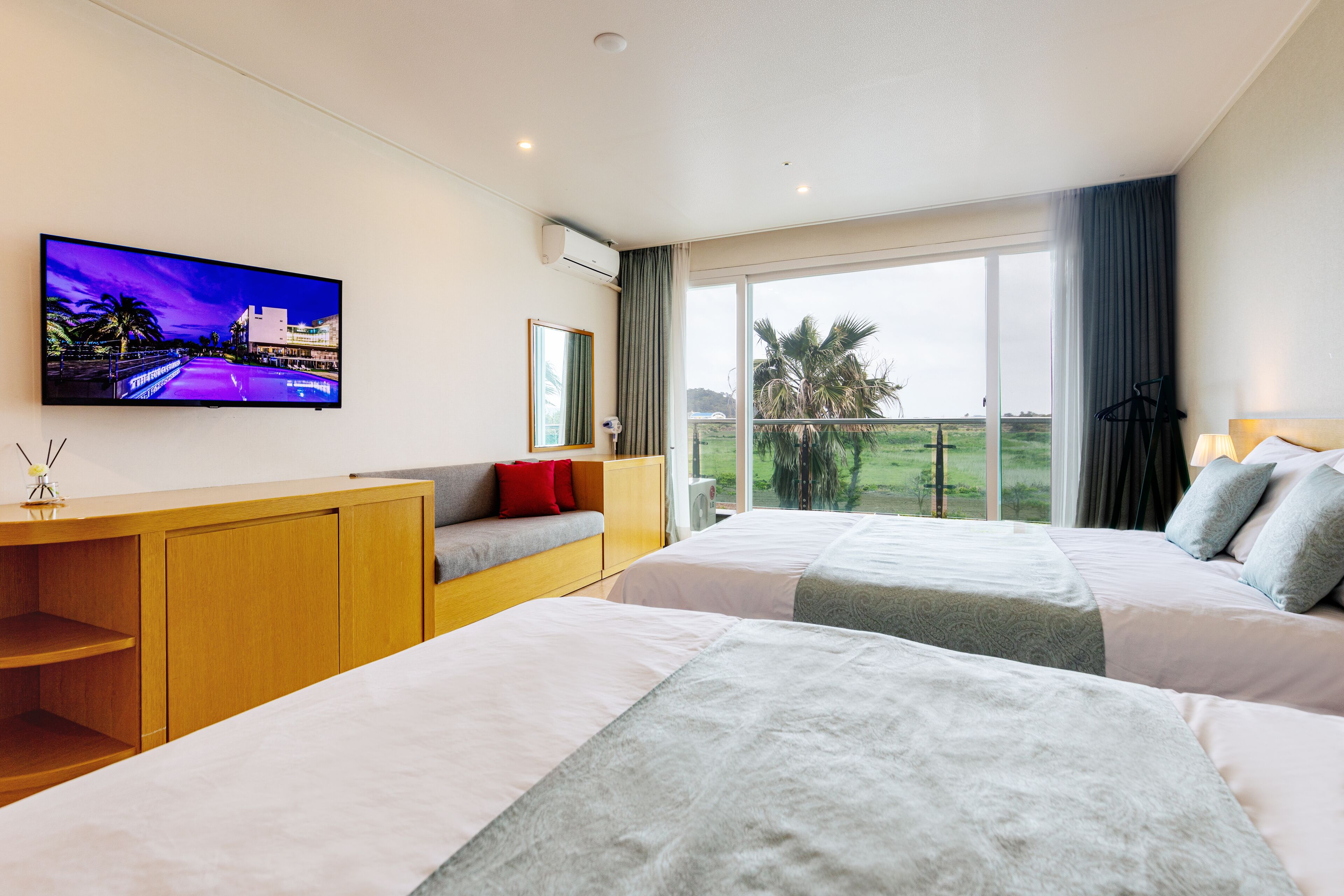 superior twin room, garden view | 1 bedroom, blackout curtains, free wifi