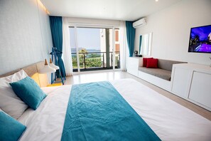 Deluxe Single Room, Ocean View | Langsir/tirai gelap terus, Wi-fi percuma 