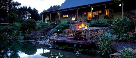 Uitzicht vanuit accommodatie