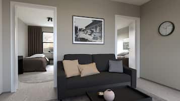 Standard Apartment, 2 Bedrooms | 2 bedrooms, cribs/infant beds, rollaway beds, free WiFi
