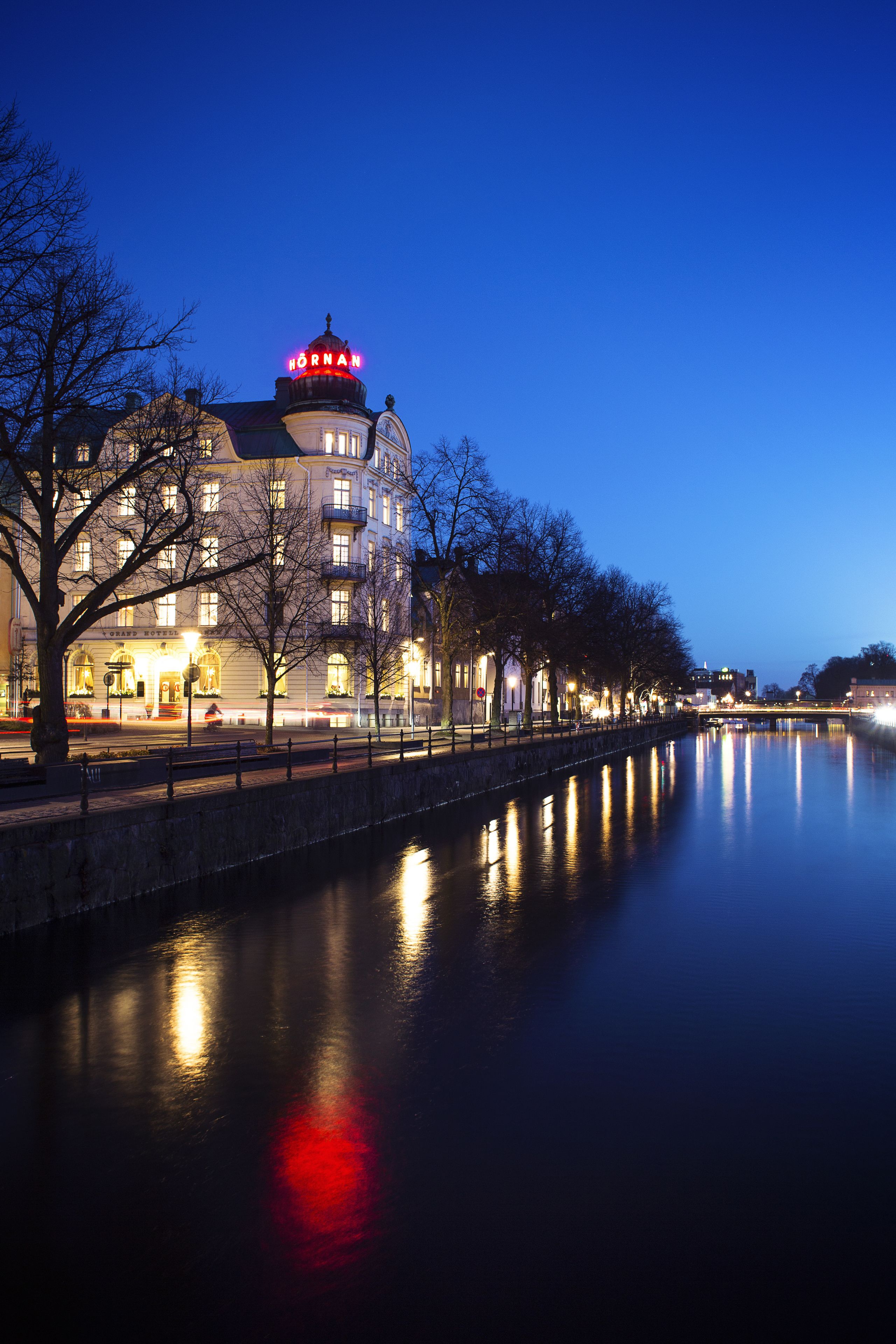 front of property – evening/night