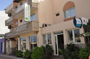 Overnatningsstedets facade