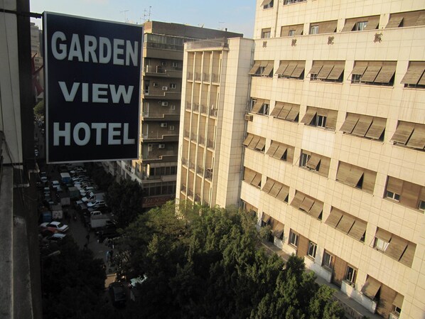 Exterior detail - Garden View Hostel (Cairo)
