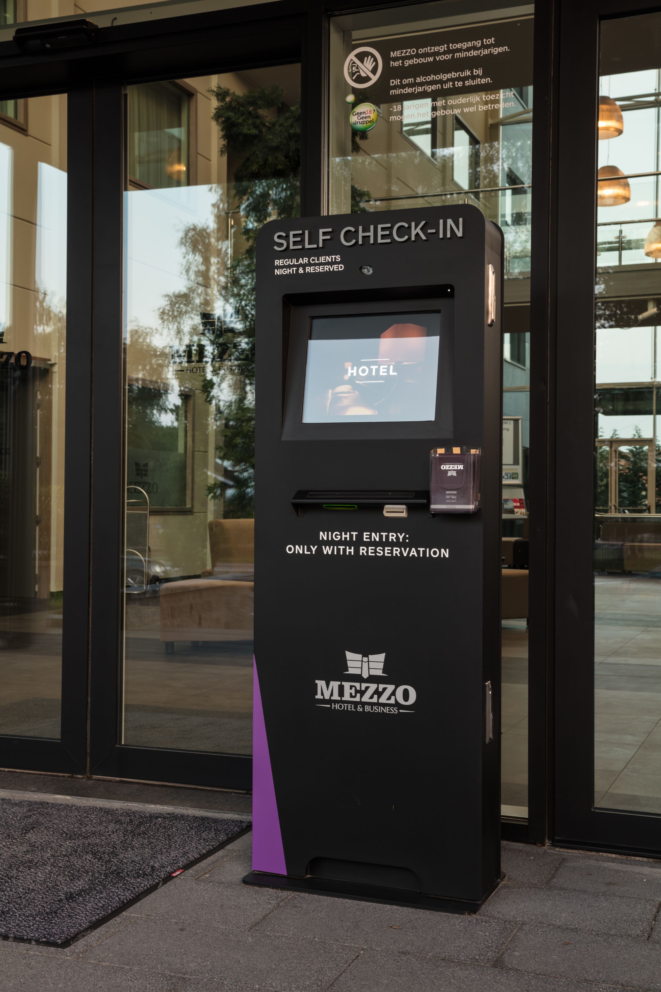 check-in/check-out kiosk