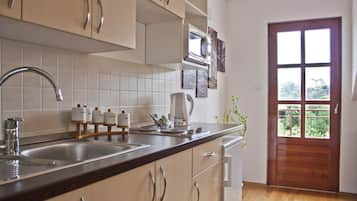 Apartment, 1 Bedroom, Balcony | Private kitchen