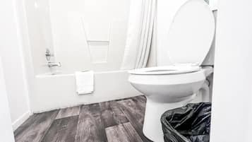 Free toiletries, towels