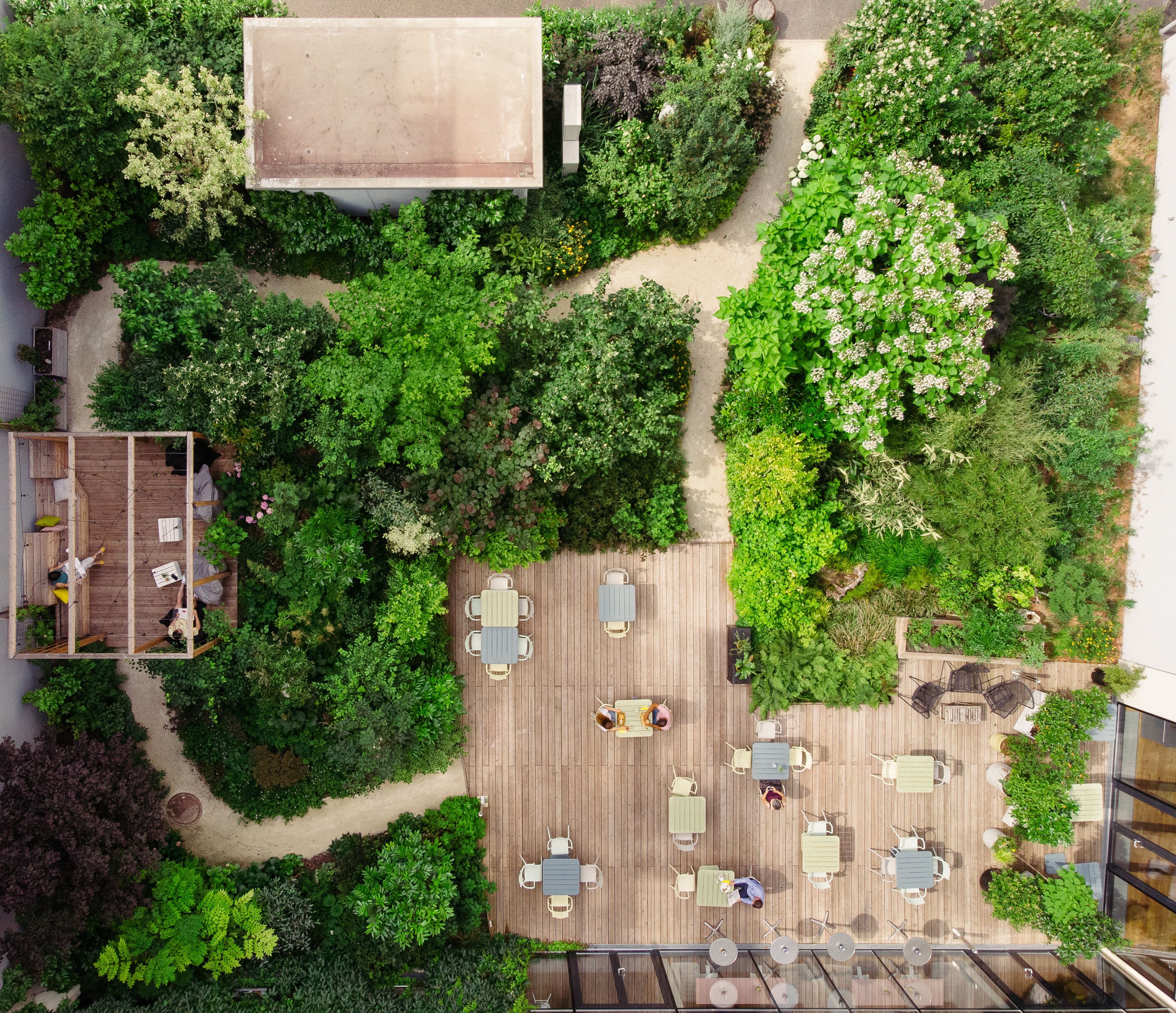 Quang cảnh vườn