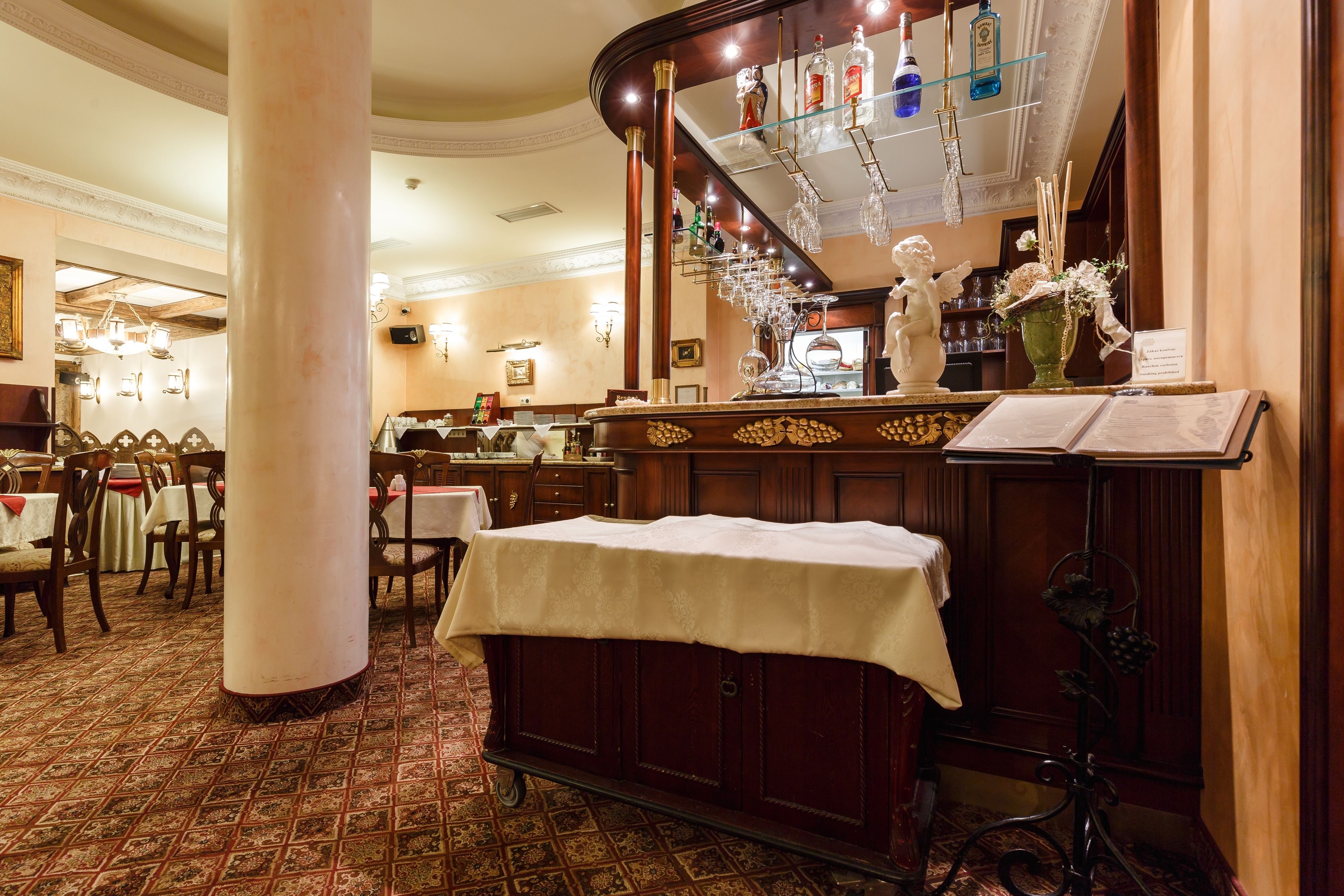 daily buffet breakfast (czk 360 per person)