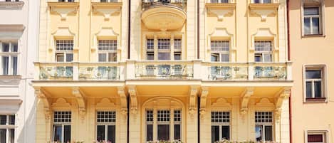 Fassade der Unterkunft