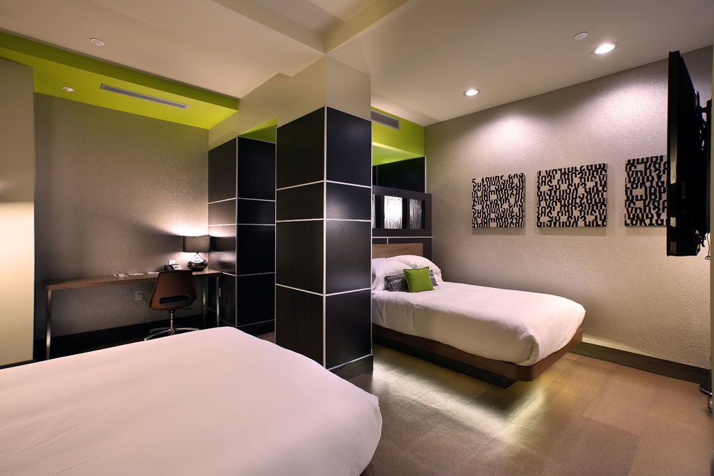 individually decorated, individually furnished, desk, laptop workspace