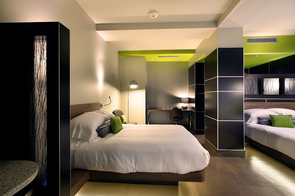 individually decorated, individually furnished, desk, laptop workspace