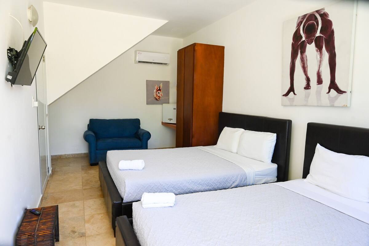 MwPi 102 Family Junior Suite with 2 Queen Size Beds & 1 Sofa Bed First Floor | View from room