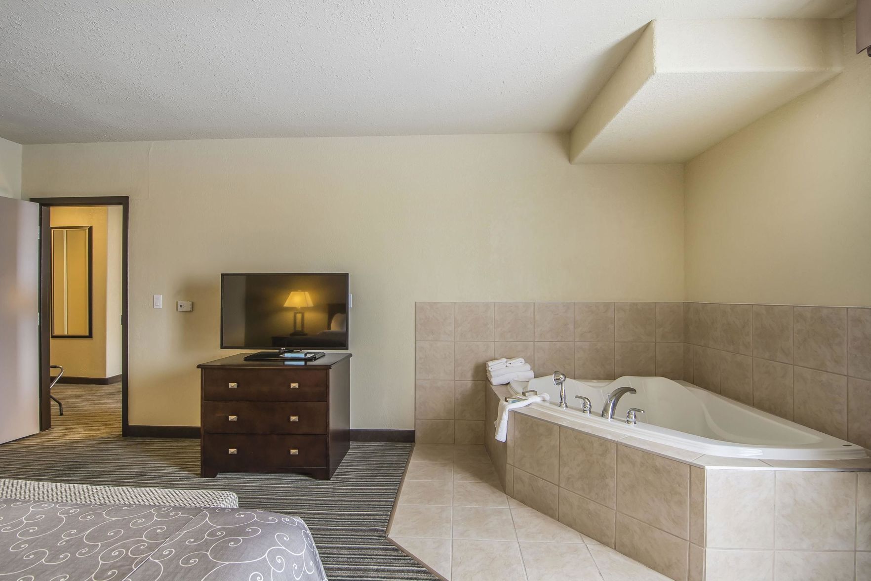 Pillow-top beds, in-room safe, desk, laptop workspace