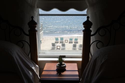 Panoramic Quadruple Room, Private Bathroom, Ocean View (Room 202) | Beach/ocean view