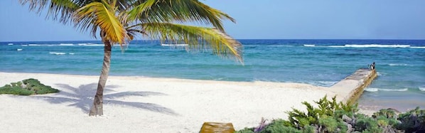 On the beach, white sand, fishing - Cayman Brac Beach Villas (West End)