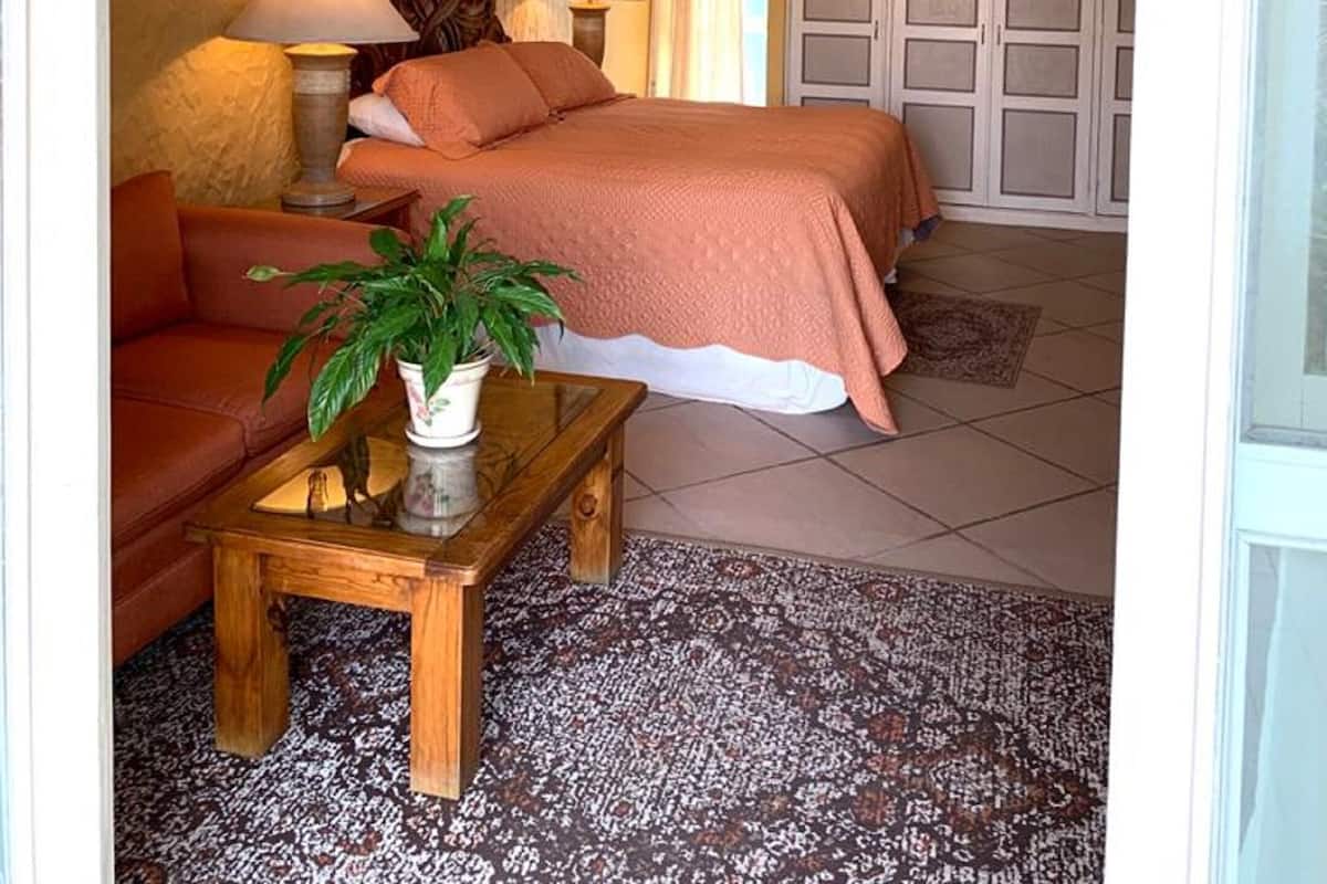 Habitación estándar, vista a la alberca | Escritorio, wifi gratis y ropa de cama